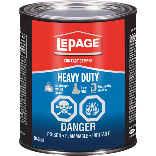 Heavy-Duty Contact Cement, Can, 946 ml, Amber Toolneeds Inc.
