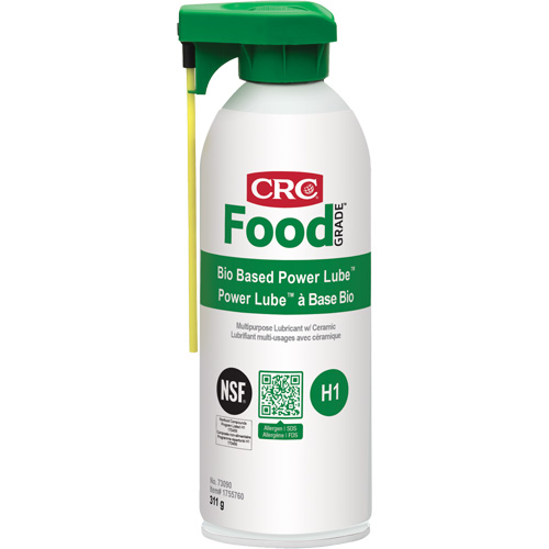 Lubrifiant polyvalent Power Lube biosourc&eacute; FoodGrade avec c&eacute;ramique, Canette a&eacute;rosol Toolneeds Inc.