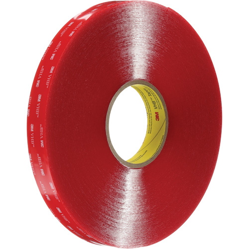 VHB Tape, 33 m (108') L x 12 mm (1/2") W, 40 mils, Acrylic Toolneeds Inc.