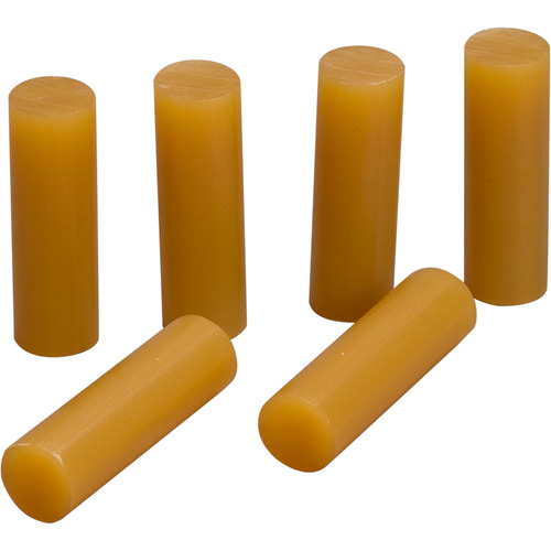 Hot Melt Adhesive, 5/8" Dia. x 2" L, Amber Toolneeds Inc.