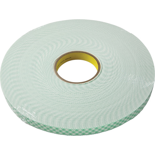 Ruban double face en mousse, 33 m (108') lo x 18 mm (3/4") la, 62,5 mils, Ur&eacute;thane Toolneeds Inc.