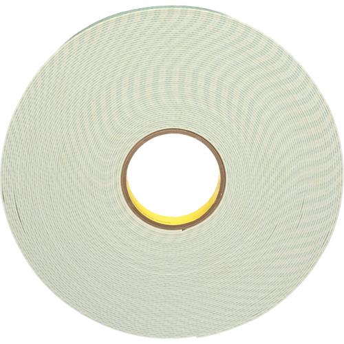 Ruban de mousse avec rev&ecirc;tement deux c&ocirc;t&eacute;s, Ruban double face en mousse, 33 m (108') lo x 25,4 mm (1") la, 62 mils, Ur&eacute;thane Toolneeds Inc.