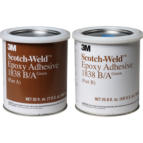 Scotch-Weld Adhesive, 32 fl. oz., Pail, Two-Part, Green Toolneeds Inc.