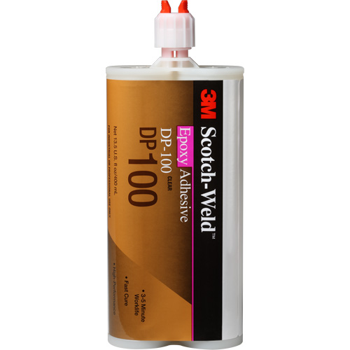 Scotch-Weld Adhesive, 400 ml, Cartridge, Two-Part, Clear Toolneeds Inc.