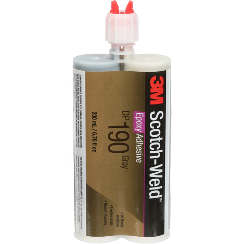 Scotch-Weld Adhesive, 200 ml, Cartridge, Two-Part, Grey Toolneeds Inc.