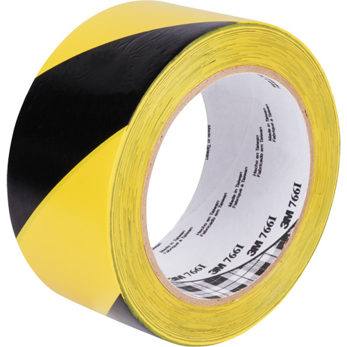 Hazard Warning Tape 766, 50.8 mm (2") x 33 m (108'), Black/Yellow Toolneeds Inc.
