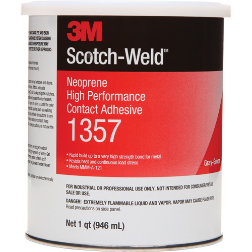 Colle contact haute performance &agrave; base de n&eacute;opr&egrave;ne, Canette, 32 oz liq., Gris Toolneeds Inc.