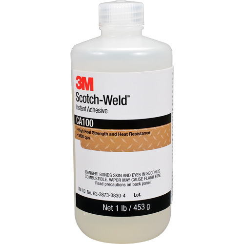 Scotch-Weld Instant Adhesive CA100, Off-White, Bottle, 1 lbs. Toolneeds Inc.