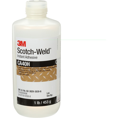 Scotch-Weld Instant Adhesive, Clear, Bottle, 1 lbs. Toolneeds Inc.