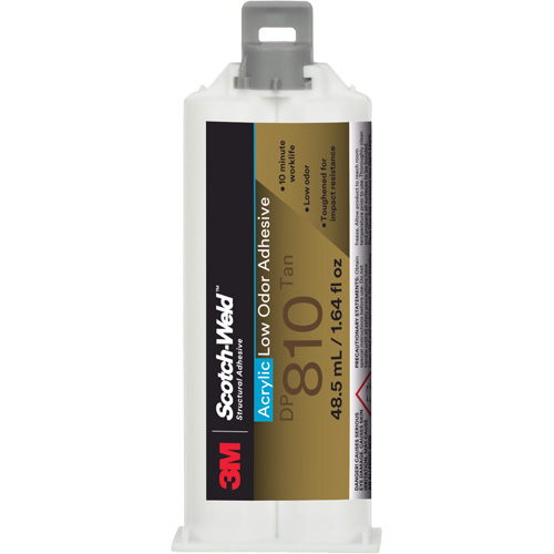 Scotch-Weld Low-Odor Acrylic Adhesive, Two-Part, Cartridge, 1.64 fl. oz., Off-White Toolneeds Inc.