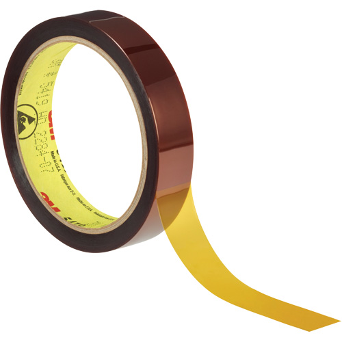 Ruban &agrave; base de polyimide produisant peu de statique 5419, 12,7 mm (1/2") x 33 m (108'), Brun Toolneeds Inc.