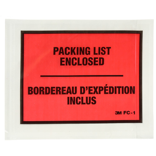Packing List Envelope, 5-1/2" L x 4-1/2" W, Endloading Style Toolneeds Inc.