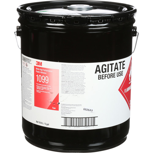 Scotch-Weld Nitrile High-Performance Adhesive, 5 gal., Pail, Yellow Toolneeds Inc.
