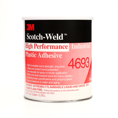 High-Performance Industrial Plastic Adhesive, 1 gal., Gallon, Yellow Toolneeds Inc.