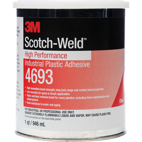 Adh&eacute;sif industriel haute performance pour le plastique Scotch-Weld Toolneeds Inc.