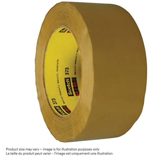 Scotch&reg; Box Sealing Tape 373, Hot Melt Adhesive, 2.5 mils, 72 mm (3") x 50 m (164') Toolneeds Inc.