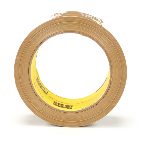 Scotch&reg; Box Sealing Tape 375, Hot Melt Adhesive, 3.1 mils, 48 mm (2") x 50 m (164') Toolneeds Inc.