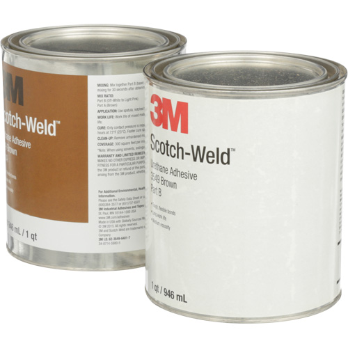 Scotch-Weld Urethane Adhesive 3549, 64 fl. oz., Can, Brown Toolneeds Inc.