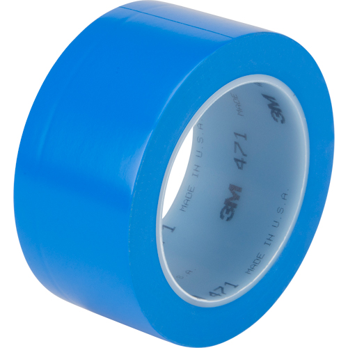 471 Vinyl Tape, 50.8 mm (2") W x 32.9 m (108') L, 5.3 mils, Blue Toolneeds Inc.