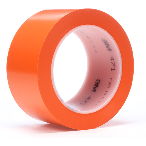 Ruban en vinyle 471, 19 mm (3/4") la x 32,9 m (108') lo, 5,2 mils, Orange Toolneeds Inc.