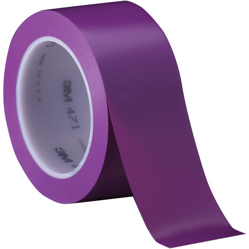471 Vinyl Tape, 50.8 mm (2") W x 32.9 m (108') L, 5.2 mils, Purple Toolneeds Inc.