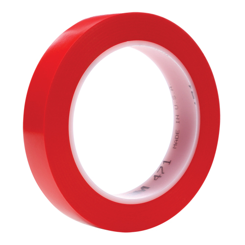 471 Vinyl Tape, 19 mm (3/4") W x 32.9 m (108') L, 5.3 mils, Red Toolneeds Inc.