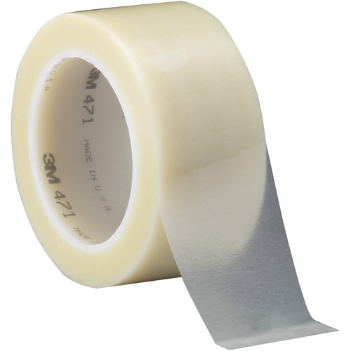 471 Vinyl Tape, 50.8 mm (2") W x 32.9 m (108') L, 5.2 mils, Clear Toolneeds Inc.