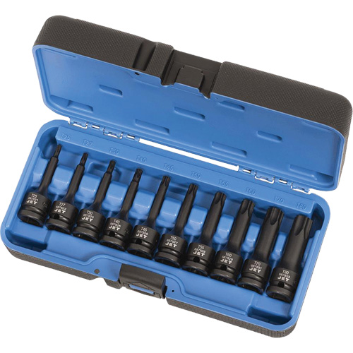 PTB-1210 1/2" Drive Torx&reg; Bit Impact Socket Set, Torx&reg;, 1/2" Drive, 10 Pcs Toolneeds Inc.