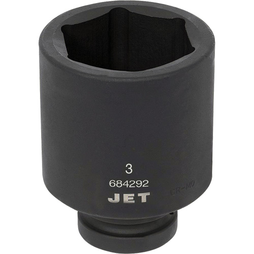 Socket, Impact, 3", 1" Drive, 6 Points, Deep Toolneeds Inc.