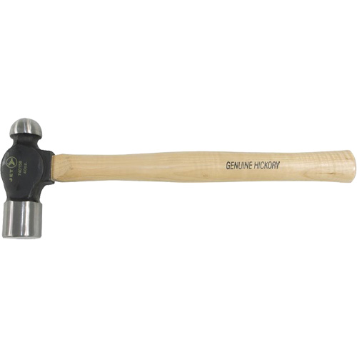 BP-40H Ball Pein Hammer with Hickory Handle, 40 oz. Head Weight, Plain Face, Wood Handle Toolneeds Inc.