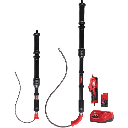 Ensemble de d&eacute;gorgeoir durinoir 2 outils M12 Trapsnake, &eacute;lectrique, Tulipe, 4'/6' Longueur du c&acirc;ble, 1/2"/3/8" Diam&egrave;tre du c&acirc;ble Toolneeds Inc.