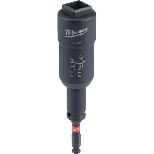 Douille utilitaire de distribution 3 en 1 pour monteur de ligne Shockwave, &agrave; cliquer, Entraînement 1/2" carr&eacute; Toolneeds Inc.