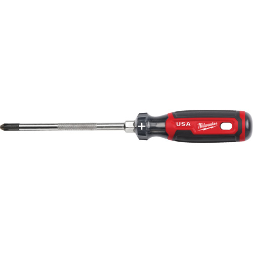 Tournevis Phillips, Tige de #3, Ronde, 279 mm lo, Prise en Coussin&eacute;e Toolneeds Inc.