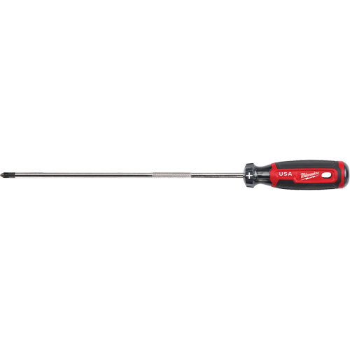Tournevis Phillips, Tige de #2, Ronde, 363 mm lo, Prise en Coussin&eacute;e Toolneeds Inc.