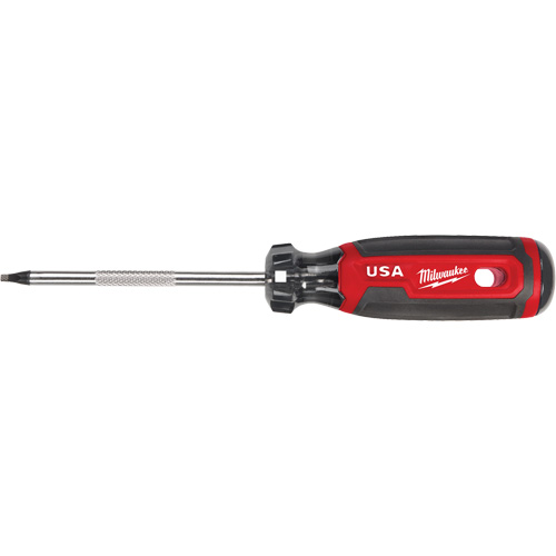 Tournevis &agrave; pointe carr&eacute;e, Tige de #2, Ronde, 211 mm lo, Prise en Coussin&eacute;e Toolneeds Inc.