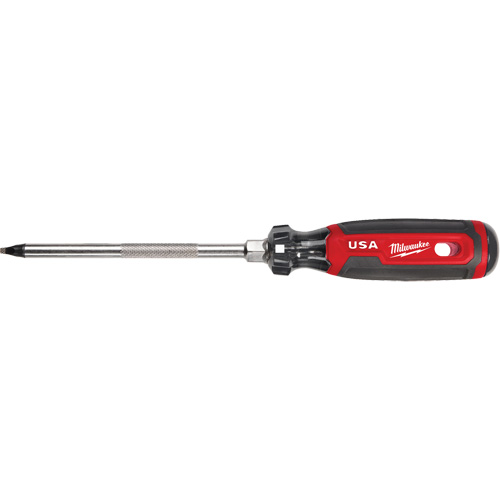 Square Screwdriver, #3 Tip, Round, 279 mm L, Cushion Grip Handle Toolneeds Inc.