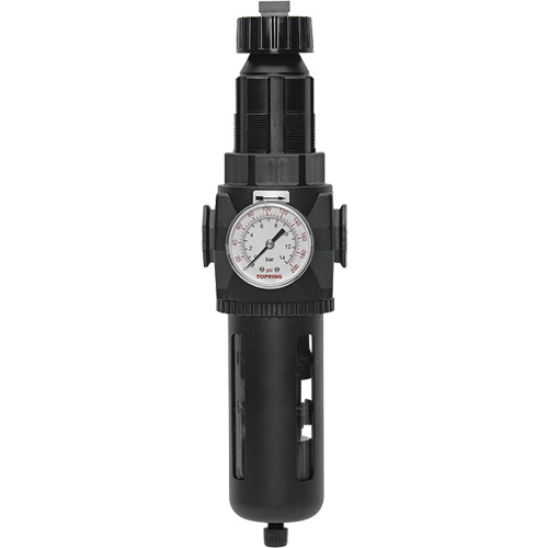 Filtre/r&eacute;gulateur Modulair 400 avec vidange manuelle, 3/4" NPT, 200 psi, Capacit&eacute; de 9,1 oz liq. Toolneeds Inc.