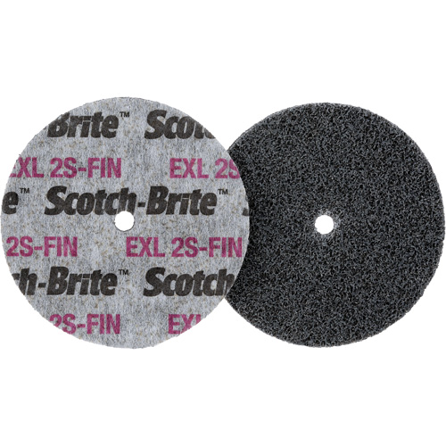 Scotch-Brite EXL Unitized Wheel, 3" x 1/2", 1/4" Arbor Toolneeds Inc.