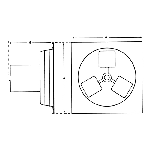 Exhaust Fan 12" 1SP Panel Series Toolneeds Inc.