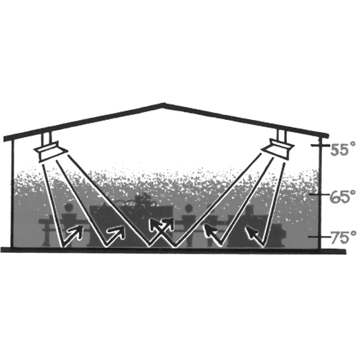 4000 Series Heater, Radiant Heat, Natural Gas, 40000 BTU/H Toolneeds Inc.