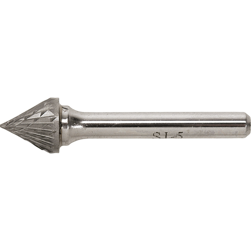 Solid Carbide Burr, SJ-3, 3/8" Dia., 1/4" Shank, 5/16" Depth of Cut Toolneeds Inc.