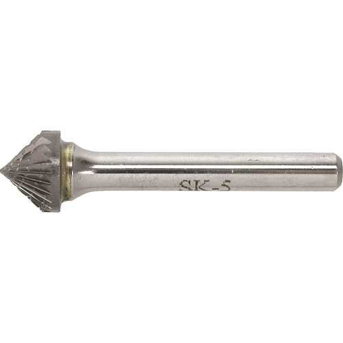 Solid Carbide Burr, SK-1, 1/4" Dia., 1/4" Shank, 1/8" Depth of Cut Toolneeds Inc.