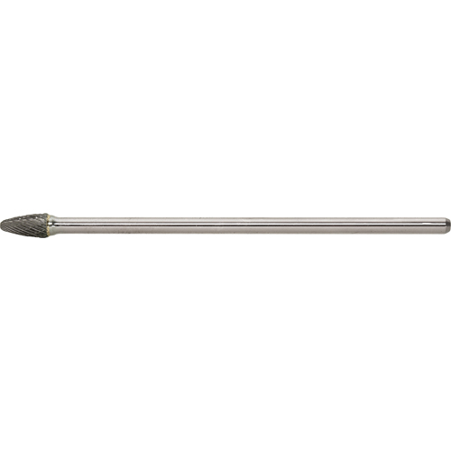 Solid Carbide Burr, SF-1L6, 1/4" Dia., 1/2" Depth of Cut Toolneeds Inc.