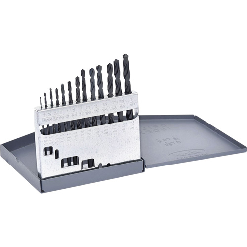 Jeu de forets courts Hyper, 13 morceaux, Acier rapide Toolneeds Inc.