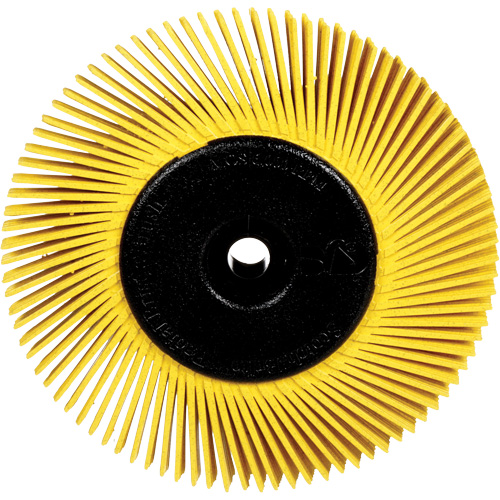 Radial Bristle Brushes for Bench Grinders, 80X Grit, 6" Dia. Toolneeds Inc.