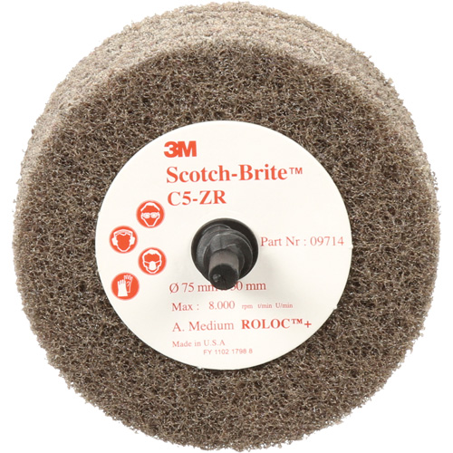 Scotch-Brite Cut & Polish Disc, 75 mm x 30 mm, 20 mm Arbor, Aluminum Oxide, 7500 RPM Toolneeds Inc.