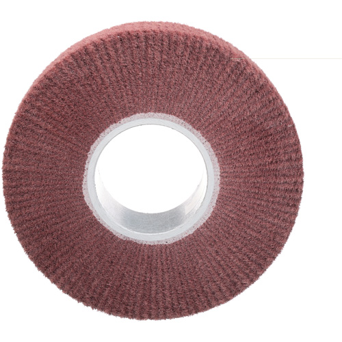 Brosse &agrave; lamelle de finition Scotch-Brite, Oxyde d'aluminium, Grain Tr&egrave;s fin, 8" x 2" x 3" Toolneeds Inc.