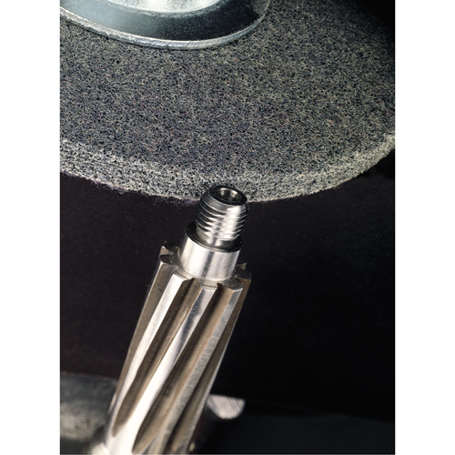 Scotch-Brite EXL Unitized Deburring Wheels, 1" x 1", 3/16" Arbor, 2A Grit, Aluminum Oxide Toolneeds Inc.