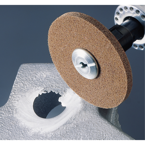 Scotch-Brite EXL Unitized Deburring Wheels, 1" x 1", 3/16" Arbor, 8A Grit, Aluminum Oxide Toolneeds Inc.