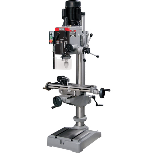 Gearhead Milling Drilling Machine, 6 Speeds, 1-1/4" Drilling Capacity Toolneeds Inc.